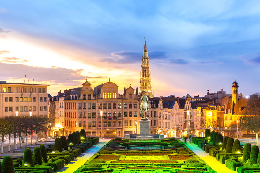 Brussels City Center, Brussels Capital Region - Belgium , Parkway and  Facade of the Galeria Inno and Media Markt Retail Concerns Editorial Stock  Photo - Image of lockdown, 2020: 249118478